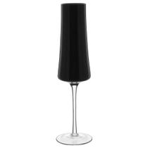 Kit com 2 Taças para Espumante em Cristal Sommelier 210ml Preto Kit com 2 Taças para Espumante em Cristal Sommelier 210ml Preto