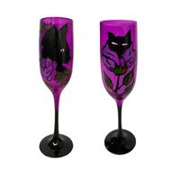 Kit com 2 Taças Pomba Gira Maria Mulambo Cristal Roxo 150 ml - Lua Mística - 100% Original - Loja Oficial Kit com 2 Taças Pomba Gira Maria Mulambo Cristal Roxo 150 ml - Lua Mística - 100% Original - Loja Oficial