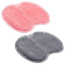 Kit com 2 tapetes esfoliantes para pés para banho SZZYXD com ventosas Kit com 2 tapetes esfoliantes para pés para banho SZZYXD com ventosas
