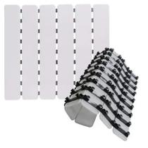 Kit com 2 Tapetes Estrado Antiderrapante Branco P/ Banheiro