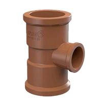 Kit com 2 Te De Reduçao 90 Soldavel 50x25mm Tigre Kit com 2 Te De Reduçao 90 Soldavel 50x25mm Tigre