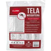 Kit Com 2 Tela Mosquiteiro 1,3x1,5 Metros Fixação Por Tiras Autocolantes