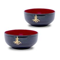 Kit Com 2 Tigela Japonesa Udonbati Oriental Grande Kit Com 2 Tigela Japonesa Udonbati Oriental Grande