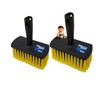 Kit com 2 tigre escova nylon pintura retangular 02 1199