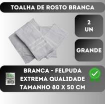 Kit com 2 - toalha de rosto 80x50cm excelente qualidade catarinense cabeleireiros 100% algodão