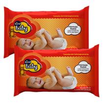 Kit com 2 Toalha Umedecida Kind Baby 50 Unidades cada
