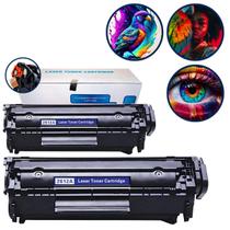 Kit com 2 Toners Compatíveis 2612a para 1010 1015 1018 1020 1022 Kit com 2 Toners Compatíveis 2612a para 1010 1015 1018 1020 1022