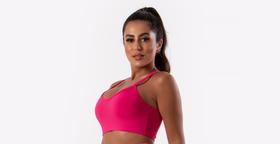 kit com 2 Top Fitness Feminino Nadador Alça Fina sem bojo Academia