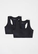 Kit Com 2 Tops Esportivos Feminino Nadador Hering Sports Kit Com 2 Tops Esportivos Feminino Nadador Hering Sports