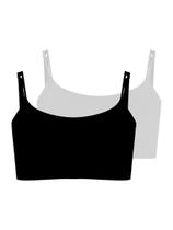 Kit com 2 Tops sem Aro com Bojo Removível Hope 2186