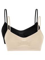 Kit com 2 Tops sem Aro e sem Bojo Loba 41100-001 Colorido Kit com 2 Tops sem Aro e sem Bojo Loba 41100-001 Colorido