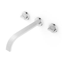 Kit com 2 Torneira Misturador para Banheiro de Parede com Válvula de Escoamento Flow Celite Kit com 2 Torneira Misturador para Banheiro de Parede com Válvula de Escoamento Flow Celite