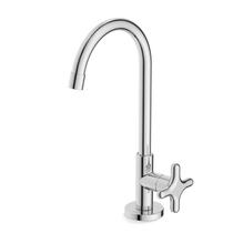 Kit com 2 Torneira para Lavatório de Mesa Bica Alta Cross Cromado Kit com 2 Torneira para Lavatório de Mesa Bica Alta Cross Cromado