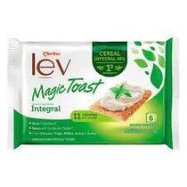 KIT COM 2 - Torrada Lev Magic Toast Integral 110g - APENAS 11 calorias por unidade.