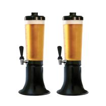 Kit Com 2 Torres De Chopp Doutor Beer 2,5 Litros Com 2 Refil