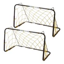 Kit com 2 Traves de Ferrode Futebol brinquedo Infantil dia das crianças menino