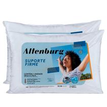 Kit com 2 Travesseiros Altenburg Suporte Firme 100 Poliéster Kit com 2 Travesseiros Altenburg Suporte Firme 100 Poliéster