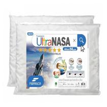 Kit com 2 Travesseiros Fibrasca Ultra Nasa 100 Poliéster