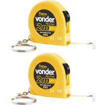 Kit com 2 Trenas Chaveiro Aço 2 Metros - Vonder
