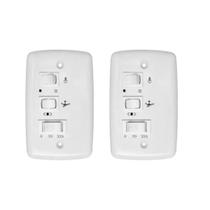 Kit com 2 trio controle p/1 lâmpada c/capacitor