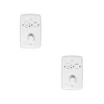 Kit com 2 trio controle rotativo p/1 lâmpada 4x2 bivolt Kit com 2 trio controle rotativo p/1 lâmpada 4x2 bivolt