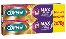 Kit Com 2 Ultra Corega Creme Sem Sabor 70g