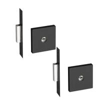 Kit Com 2 Und Fechadura Trava Tetra Quadrada Zm 11500 Pado Preto Kit Com 2 Und Fechadura Trava Tetra Quadrada Zm 11500 Pado Preto