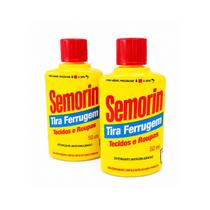 KIT COM 2 UND SEMORIN TIRA FERRUGEM 50ml KIT COM 2 UND SEMORIN TIRA FERRUGEM 50ml