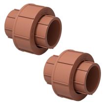 Kit Com 2 União Soldável 50Mm - Akato