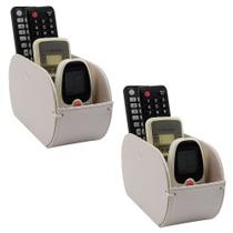 Kit com 2 unid de Porta Controle Remoto Organiz. Mesa Vayly - Office Designer