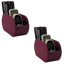 Kit com 2 unid de Porta Controle Remoto Organiz. Mesa Vayly