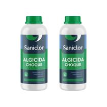 Kit com 2 unidades - algicida choque saniclor 1 litro