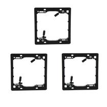 Kit com 2 Unidades ANONION Suporte de Fixação para Baixa Tensão de 2 Módulos, Preto Kit com 2 Unidades ANONION Suporte de Fixação para Baixa Tensão de 2 Módulos, Preto