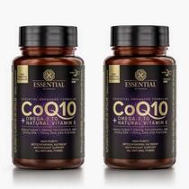 Kit com 2 Unidades Coenzima Q10 Ômega 3 60 cápsulas Essential Nutrition Kit com 2 Unidades Coenzima Q10 Ômega 3 60 cápsulas Essential Nutrition