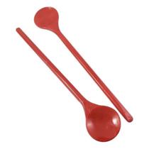 Kit Com 2 Unidades De Colheres de Cabo Longo Plástica