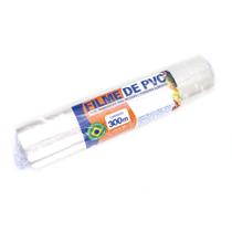 Kit com 2 unidades de filme PVC 28 centímetros por 300 metros refil
