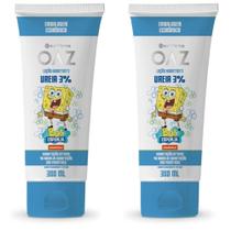 Kit com 2 Unidades de Hidratante Infantil Ureia 3% Oaz 300ml Kit com 2 Unidades de Hidratante Infantil Ureia 3% Oaz 300ml