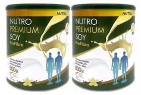 Kit com 2 unidades de Nutro Premium Soy Prefibra Lata 800g Kit com 2 unidades de Nutro Premium Soy Prefibra Lata 800g