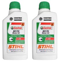 KIT Com 2 Unidades de Óleo 2 Tempos Castrol Stihl 500ml Para Roçadeiras, Motosserras e Motobombas KIT Com 2 Unidades de Óleo 2 Tempos Castrol Stihl 500ml Para Roçadeiras, Motosserras e Motobombas