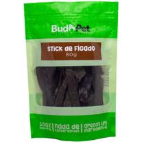 Kit com 2 unidades de Petisco Natural para Cães e Gatos - Stick de Fígado - Budopet