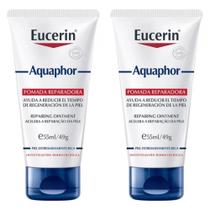Kit com 2 Unidades de Pomada Reparadora Eucerin Aquaphor 49G