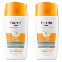 Kit com 2 Unidades de Protetor Solar Eucerin Hydro Toque Seco Cor Média FPS 70 Kit com 2 Unidades de Protetor Solar Eucerin Hydro Toque Seco Cor Média FPS 70