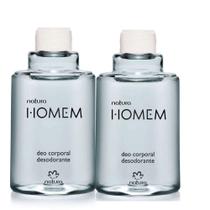 Kit Com 2 Unidades de Refil Natura Homem Tradicional 100Ml Cada