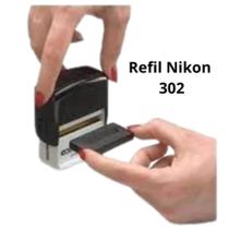 Kit com 2 unidades de Refil para Carimbo Automático Nikon 302