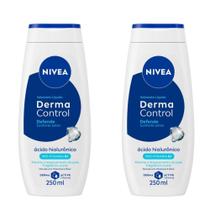 Kit com 2 Unidades de Sabonete Líquido Nivea Derma Control Defende 250ml Kit com 2 Unidades de Sabonete Líquido Nivea Derma Control Defende 250ml