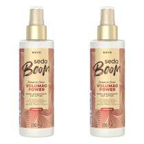 Kit com 2 Unidades de Soro Hidratante Day After Seda Boom Volumão Power 200 ml