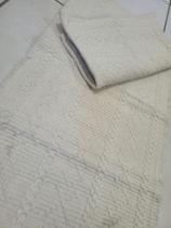 Kit Com 2 Unidades de Tapete Mandacaru 42x75 Algodão Mandacaru Antiderrapante