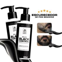 Kit com 2 unidades do Balm escurecedor Black Control Cabelo e barba 140 ml Kit com 2 unidades do Balm escurecedor Black Control Cabelo e barba 140 ml
