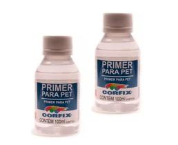 Kit com 2 unidades do Pet Primer Para Pet Corfix 100ml