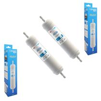 Kit com 2 Unidades do Refil Filtro FP3 ICE Planeta Água para Refrigeradores e Geladeiras Side By Side Brastemp e Electrolux 1074R
